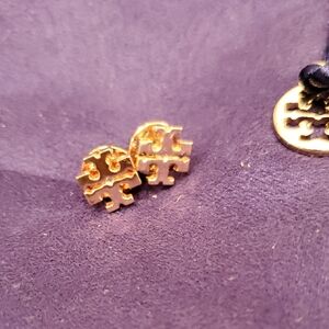 Tory Burch Rose Gold Stud Earrings